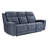 Gia 87.8'' Square Arms Power Reclining Sofa with USB Port-101370426