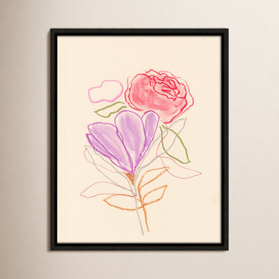 Simple Floral III Print by Bea Dina
