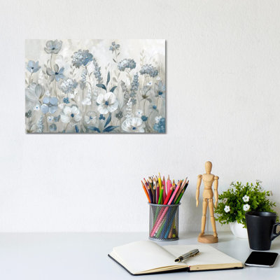 Cool Blue Field - impression d'art mural
