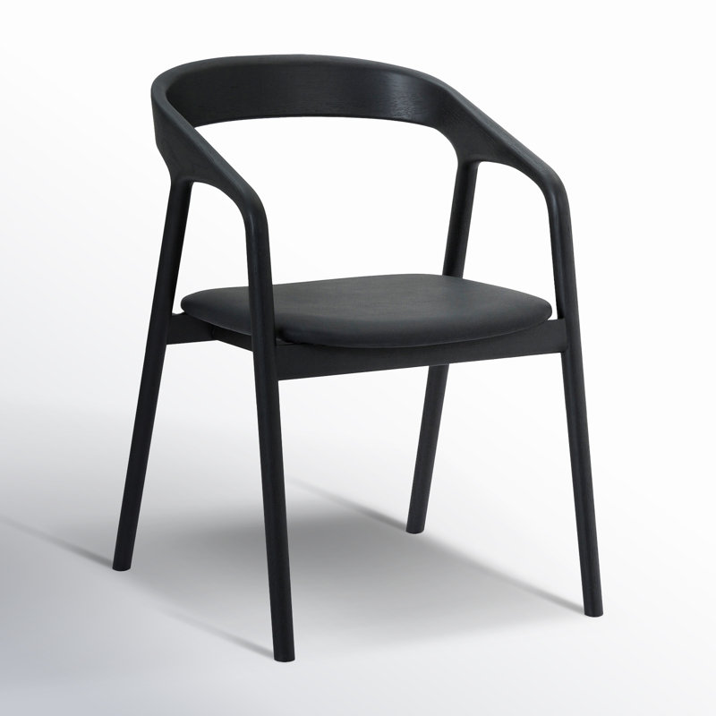 Fauteuil de salle à manger en cuir Brittant