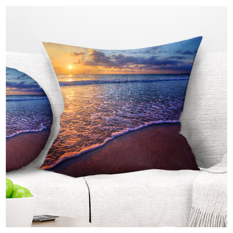 Coussin Sunset, 16 po x 1 po, Coussin décoratif