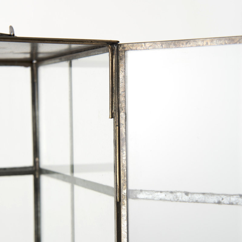 Lantern, 14.6" H x 8.3" W x 8.3" D