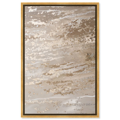 «Aged Fissure Canvas Elegant Gold Abstract» par Art Remedy