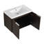 Meuble-lavabo luxueux avec des caractéristiques avancées et un grand espace de rangement