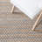 Cirencester Natural Fiber Pit Loom Hemp Geometric Rug-769312589