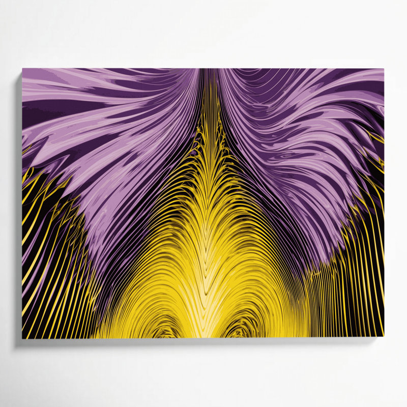 Art mural sur toile Op Art 63, H 11 po x l 14 po