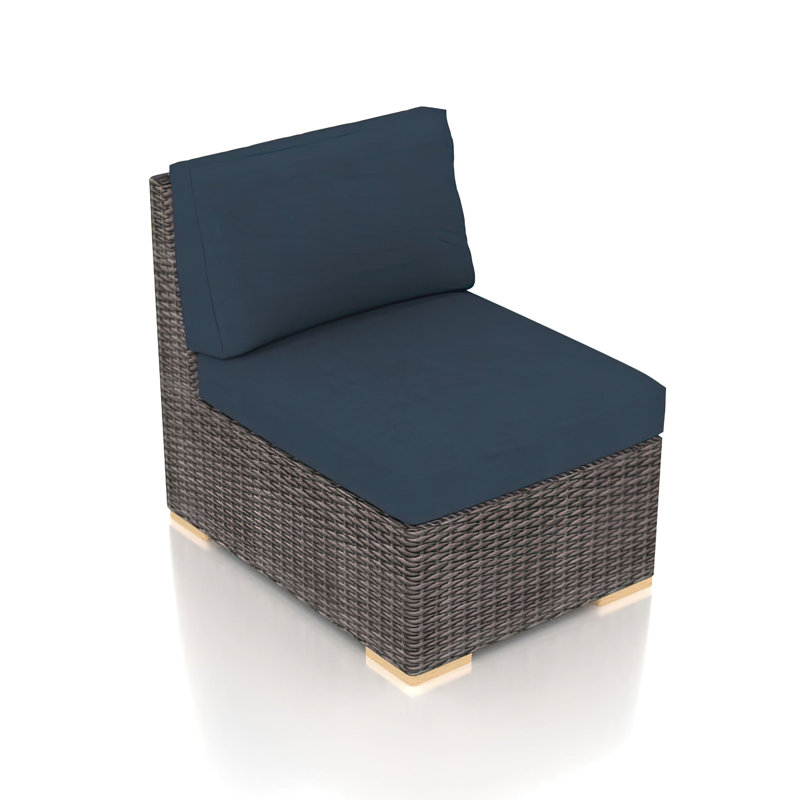 Chaise de terrasse avec coussins Sunbrella Marfik, Spectre indigo Sunbrella®