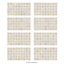 Carreau de mur marocain en porcelaine 12 po x 22 po Tetuan Astre-98496589
