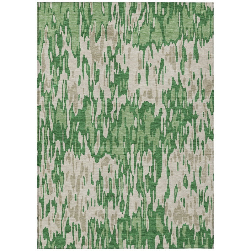 Ken Green Washable Indoor-Outdoor Rug - , 2'6" x 3'10"