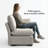 Stedman Modular Accent Chair With Storage Ottoman, Living Room Furniture-124238767