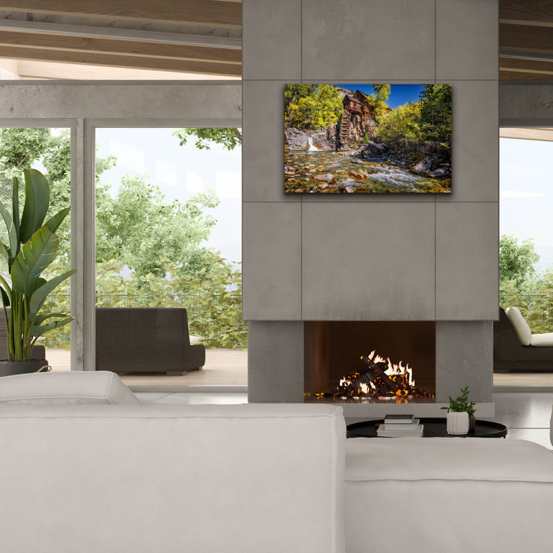 'Crystal Mill Ii' by Rick Berk Canvas Wall Art, 26" H x 40" W x 1.5" D
