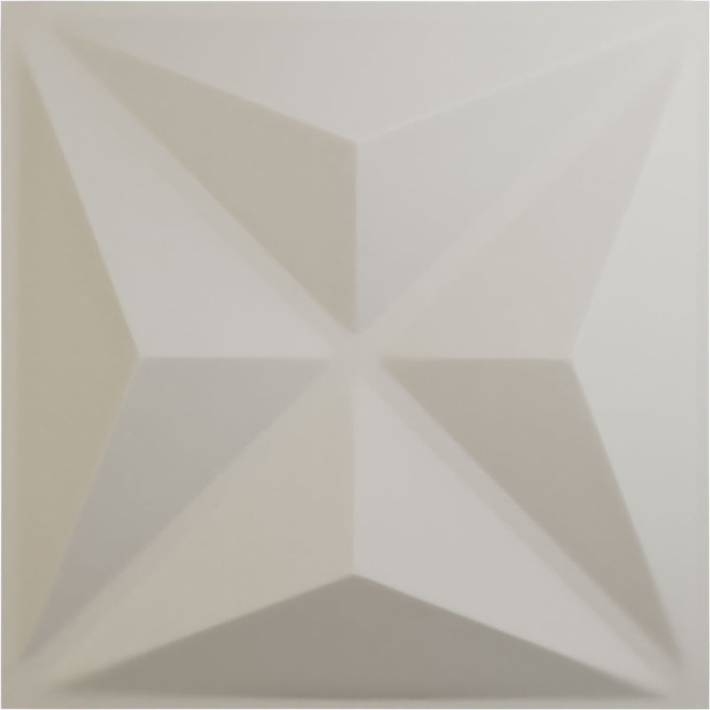 UltraCover Satin Blossom White Textured 3D PVC Wall Panel