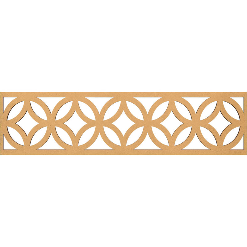 Moulure Crosby, H 12 po x l 47 po x P 0,375 po, Bois aggloméré brut