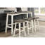 Transitional Bar Stools, Solid Rubberwood, 2pcs, 250lbs 2pcs Wood Transitional, Capacity-166952926