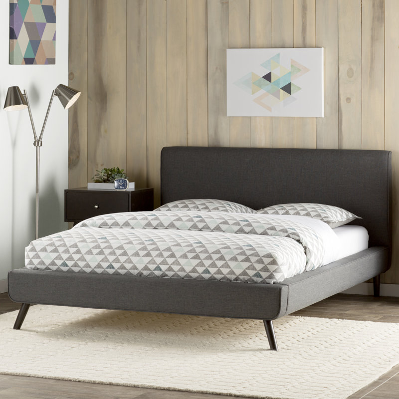 Astra Upholstered Platform Bed, Queen