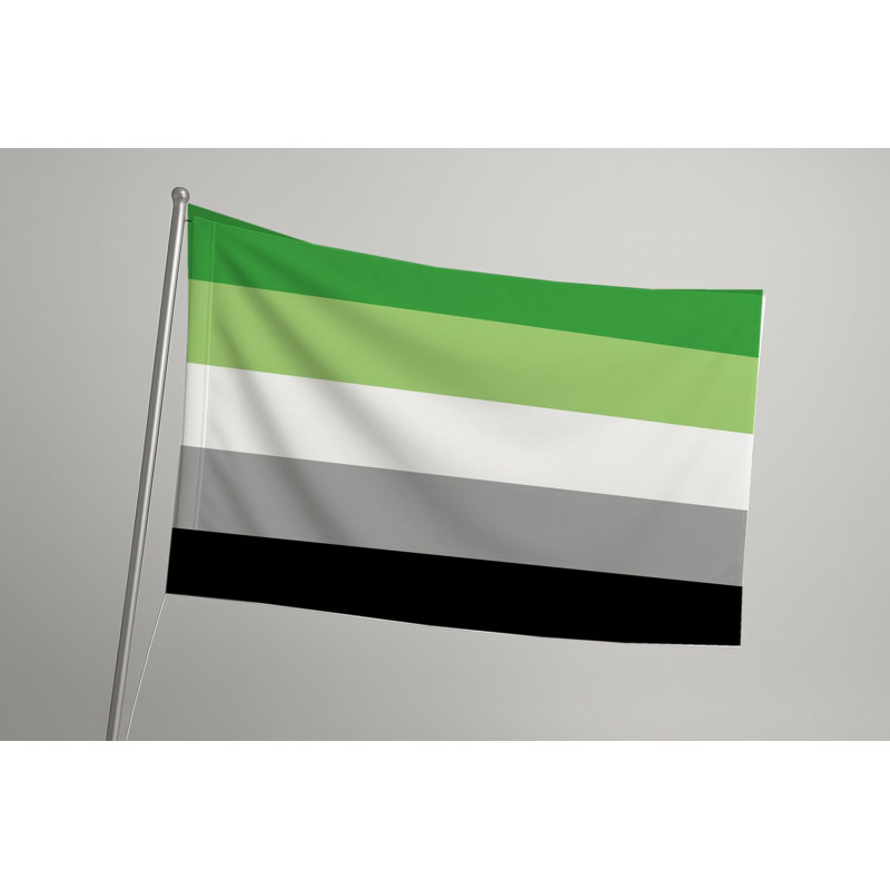 Drapeau Aromhant Pride - drapeau extérieur, H 24 po x l 36 po