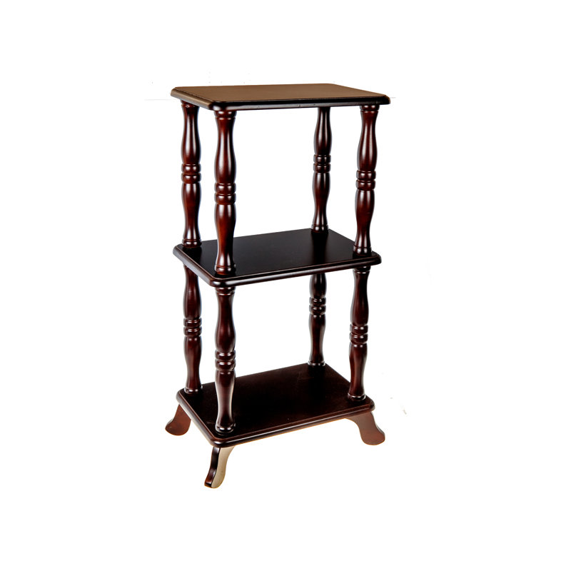 Tablette rectangulaire en bois 3 niveaux Amelia-Mae