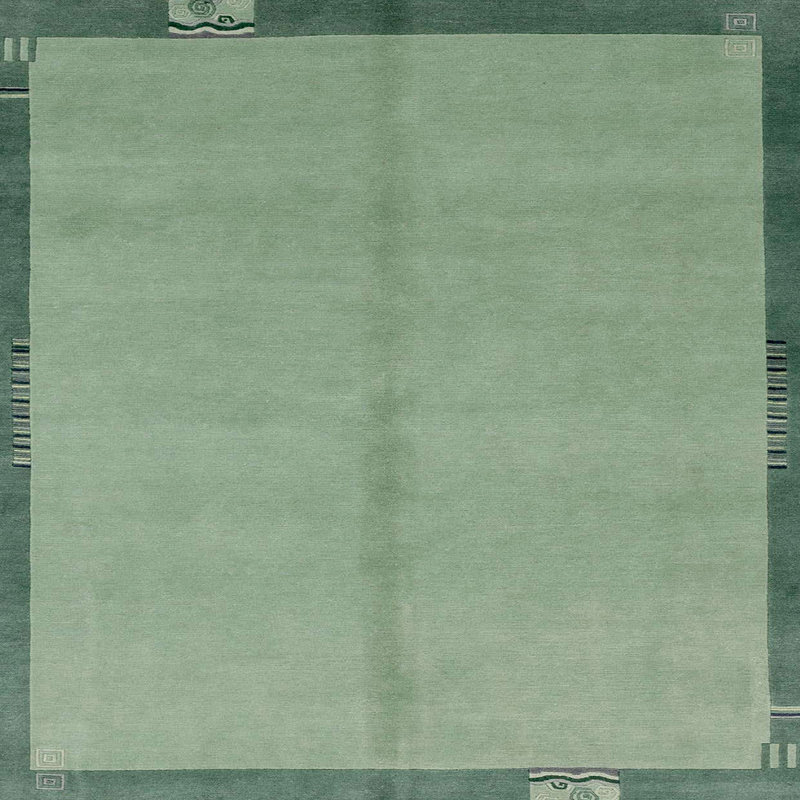 Abstract Indoor Rug, Square 4'
