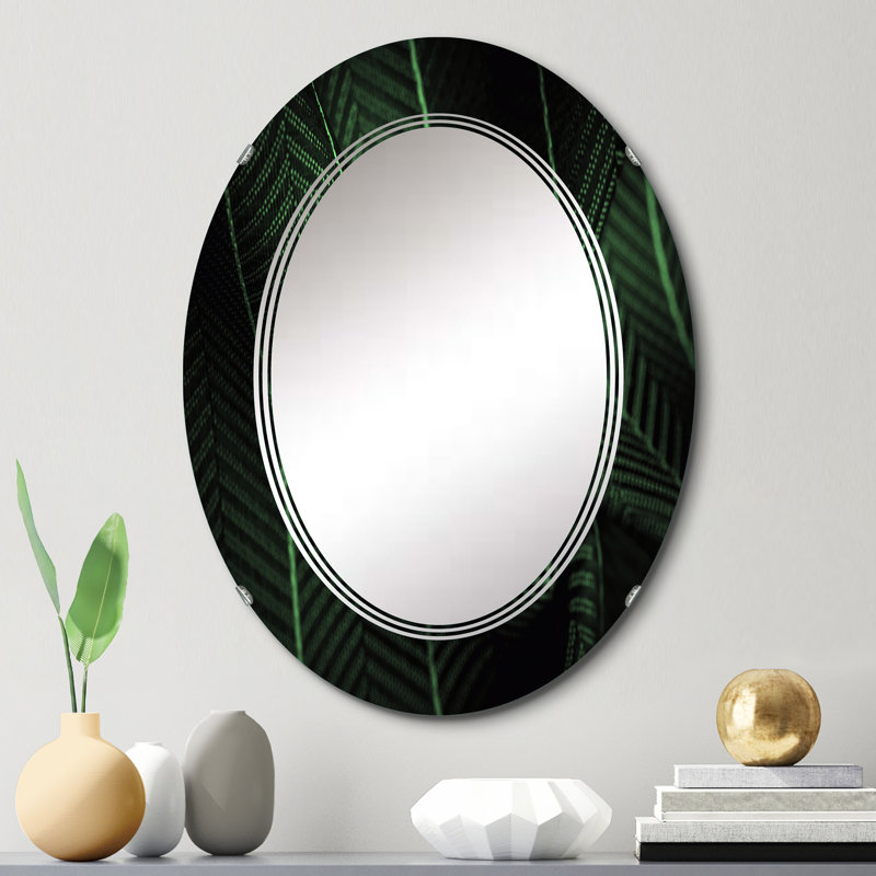 Miroir de salle de bain ovale mural, 30 po x 20 po