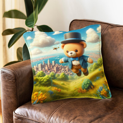 Abstract Throw Pillow