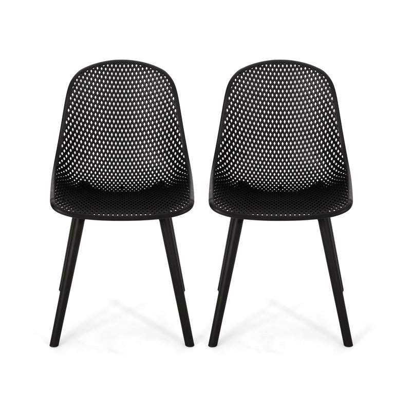 Tabouret d'extérieur 17 po Majram, Noir