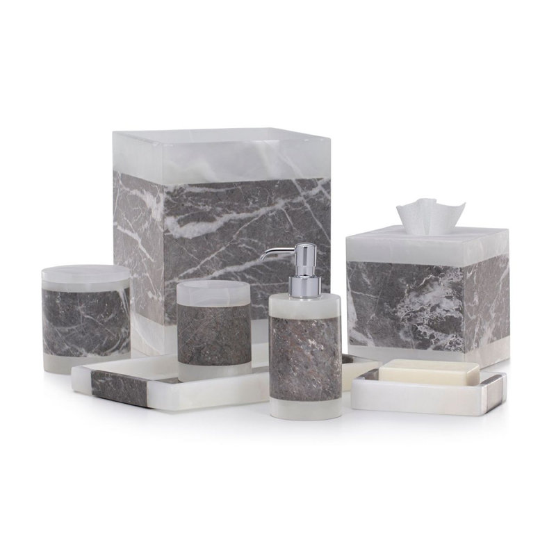 Onix Gray Bathroom Storage Container