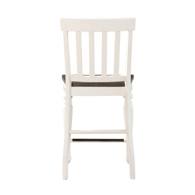 Heppman Solid Wood Counter Stool
