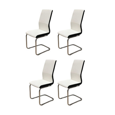 Ensemble de 4 chaises d'appoint Papaleo