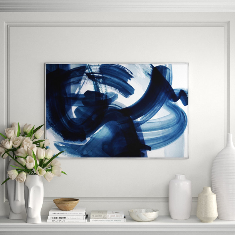 «Rhythme II» par Peyton Gray - Peinture, Plexi, H 40 po x l 60 po x 1,5 po