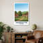 Housham Tye, England - Village Green Travel Poster: Countryside Romance And Timeless Charm. Giclee Print On Wrapped Canvas. Wall Art, Home Decor - Cities & Towns, England - Wrapped Canvas Print-1928127888