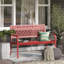 Powder Coated Steel Outdoor Bench-1200318908