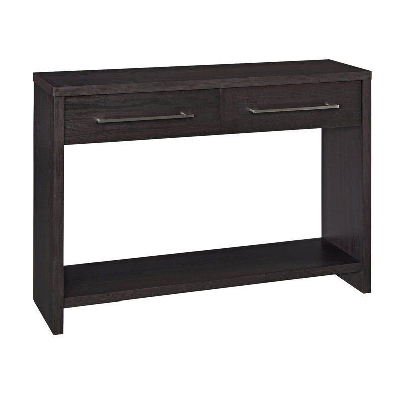 Hex 40" Console Table, Black Walnut
