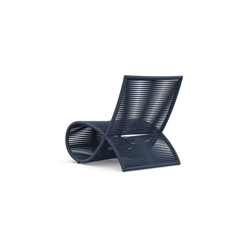 Wave Club Chair, Matte Saphire