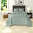Premium Cotton Reversible Bedding Sets Seafoam Queen