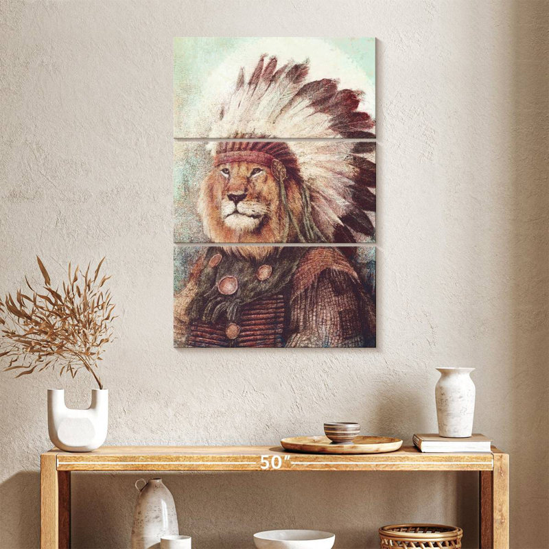 Chief I, 38" H x 24" W
