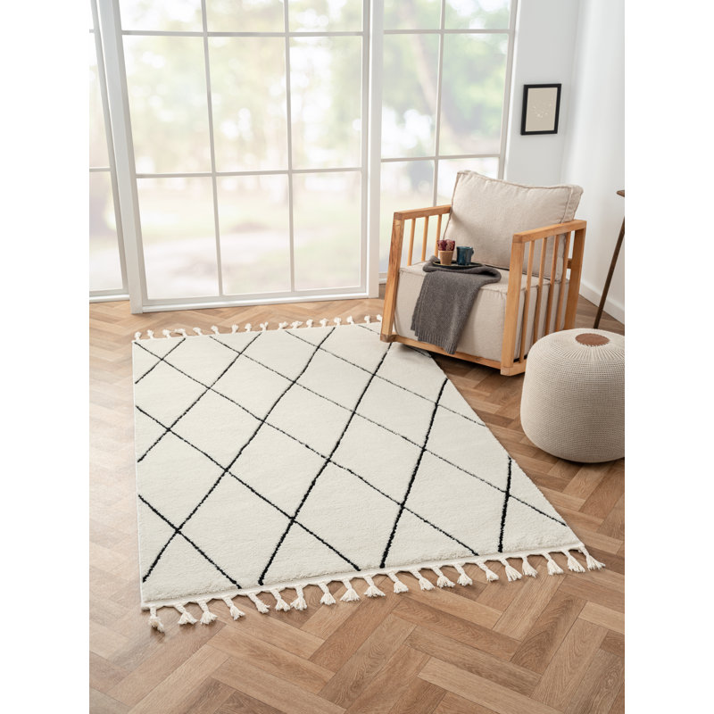 Fantasy Tapis white Rug, Rectangle 140 x 200cm