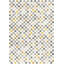 Tilly-Mae Soft low Pile Chequered Cream Rug-705275012