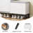 24 Pairs Shoe Storage Cabinet with Cushion Bench and Adjustable Flip Storage Cabinet-722012691