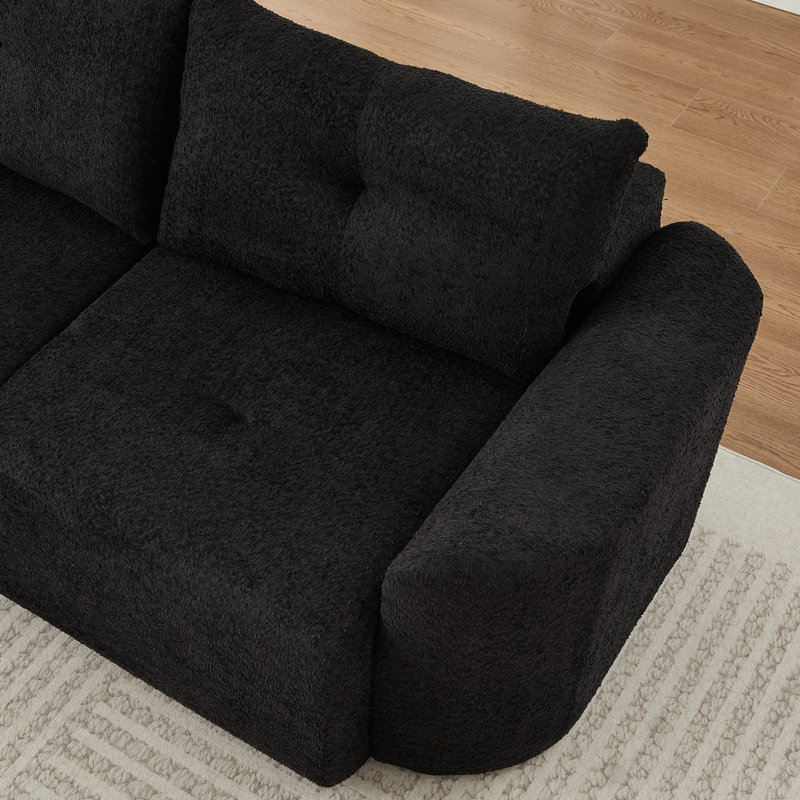 Compression Sofas, 109 Inch Chenille Modern Large Couch for Home