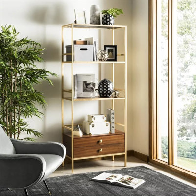Junek Etagere Storage Bookcase