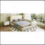 Lit plateforme tapissier avec 2 lampes de lecture-1171093279