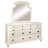 Penncross Wood Flat Wall Mirror-19037705