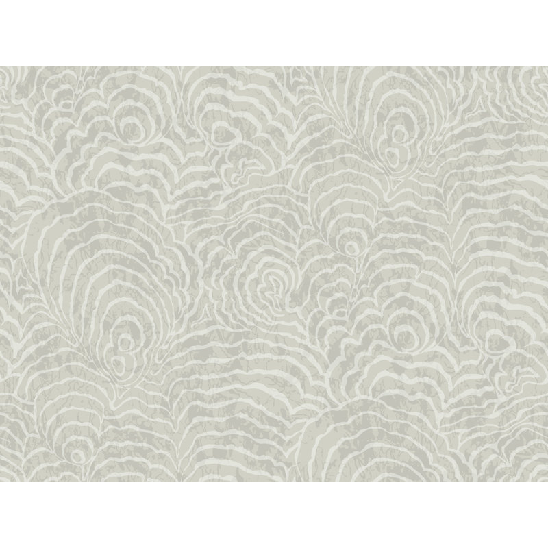 Papier peint bleu sarcelle Ocean Jasper, Gris