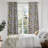 Fancy Hummingbird Patterned  Room Darkening Curtain,Rod Pocket Back Tab Floral Drapes,Set of 2-286370275-286370277