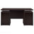 Cappuccino Office Computer Desk, 2-Drawer