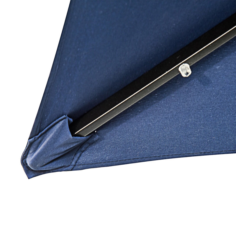 Parasol solaire Outsunny, Bleu