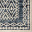 Tapis bleu abstrait en polypropylène tissé à la machine-1011582980
