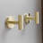 5-Piece Bath Hardware With Towel Bar Towel Rack Towel Hook Toilet Paper Holder And Towel Ring Set In Brushed Gold-117789492