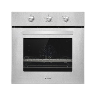 Empava 24 in. Liquid Propane Gas Single Wall Oven, 2.3 cu. ft. Capacity, Knob Control Kitchen Compact Convection Oven, in Stainless Steel