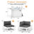Anevaeh 8-Person Outdoor Patio All-Aluminum Sectional Conversation Set with Fire Pit Table and Cushions-1131677166-1093982558